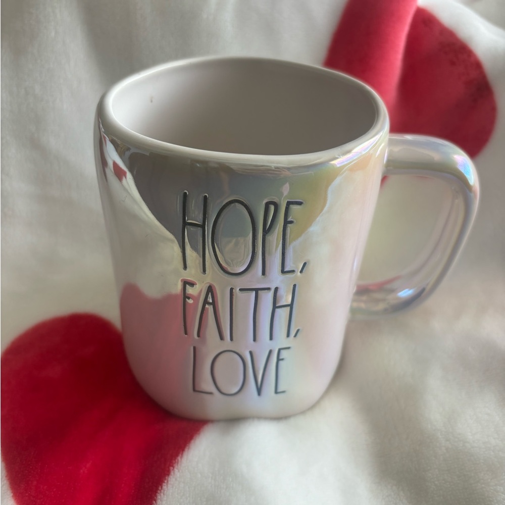 Rae Dunn Hope, Faith and Love mug